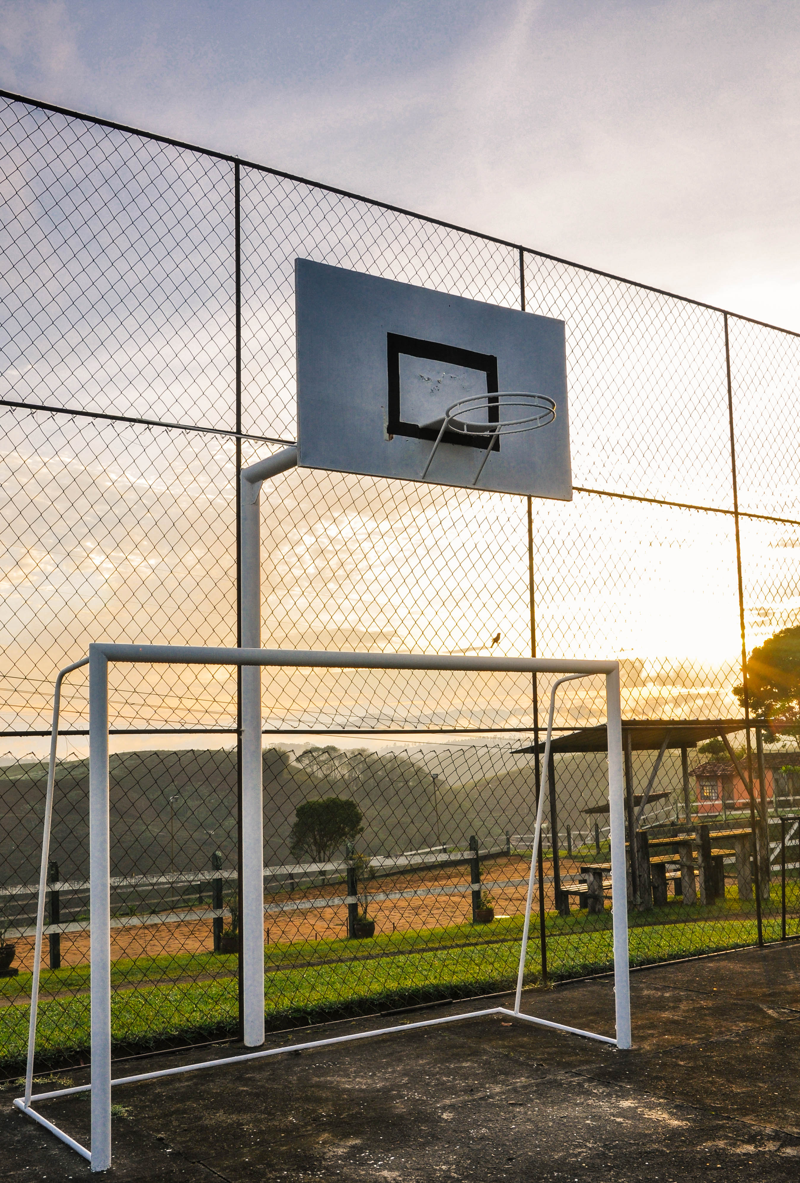 Futebol, basquete, volei e vista <3