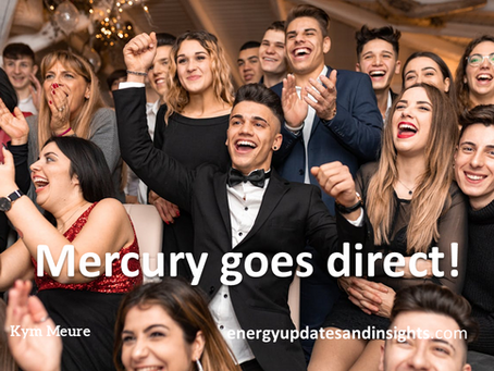 Mercury goes direct!