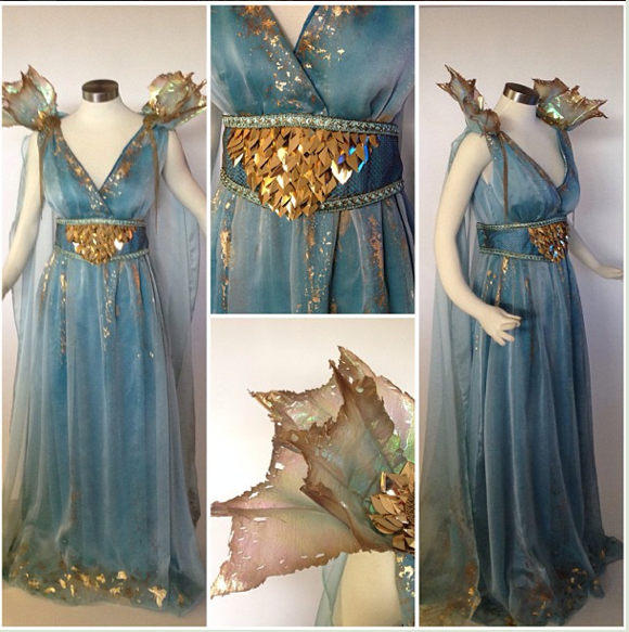 Daenerys Targaryen blue dress