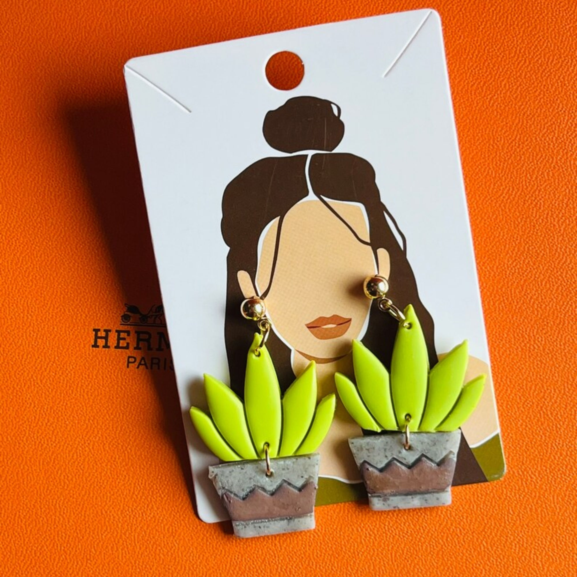 Plant mama earring Dangling Drop Earrings