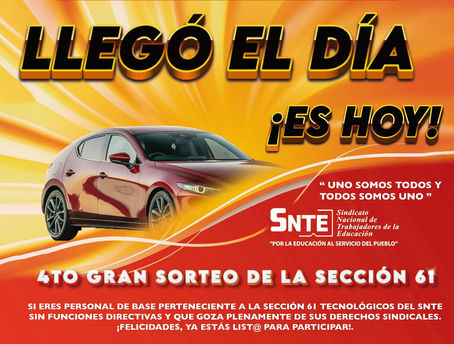 Transmisión de 4to Gran Sorteo de la Sección 61
