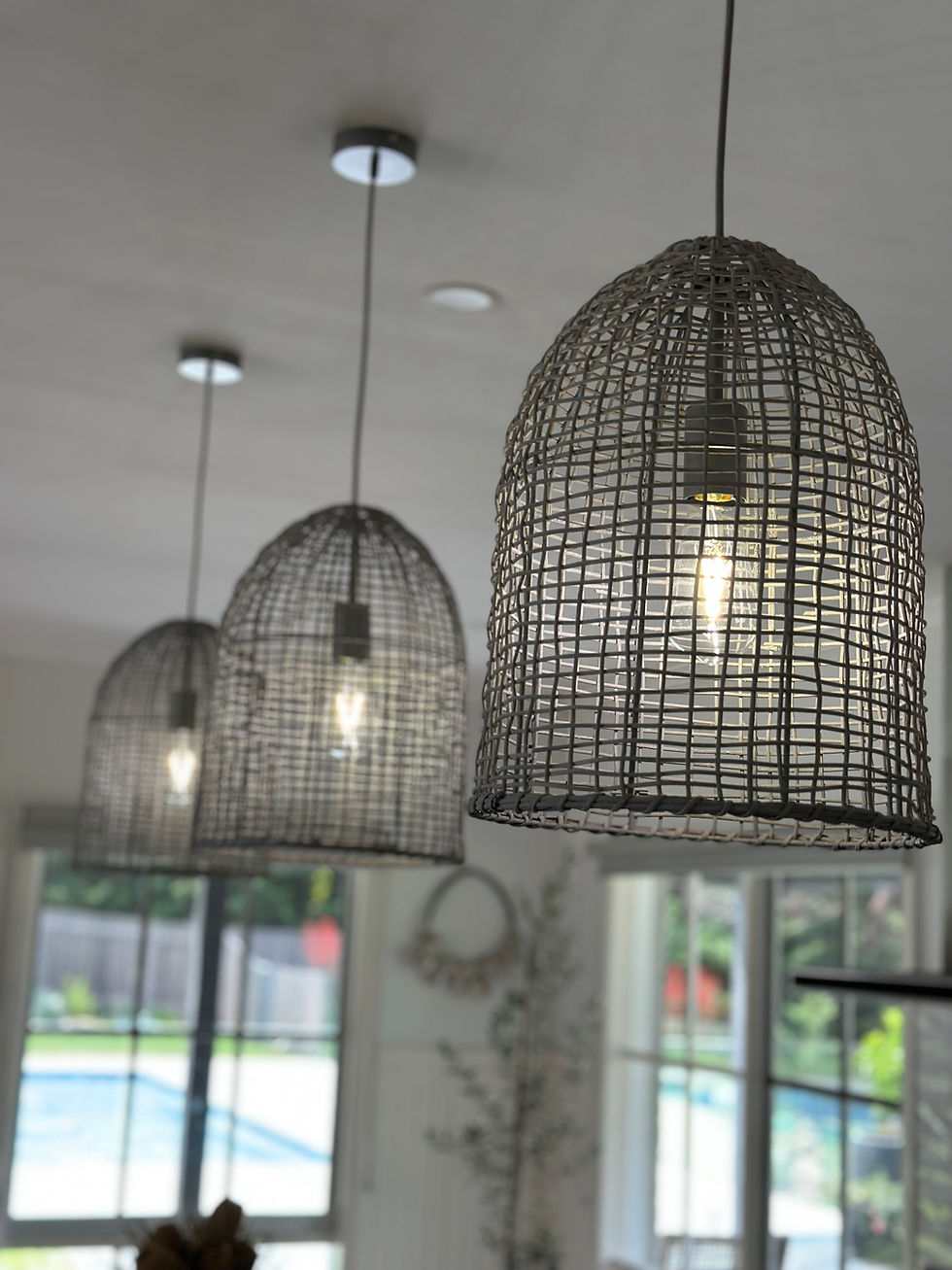 New pendant lights installed at a Recent property in Tyabb