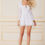 Miniatura: Vestido curto Aurora branco Fabulous Agilita