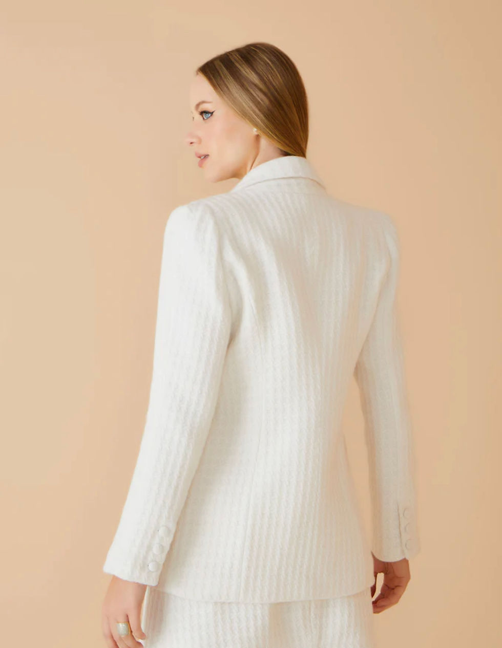 Miniatura: Blazer em tweed off white Agilita