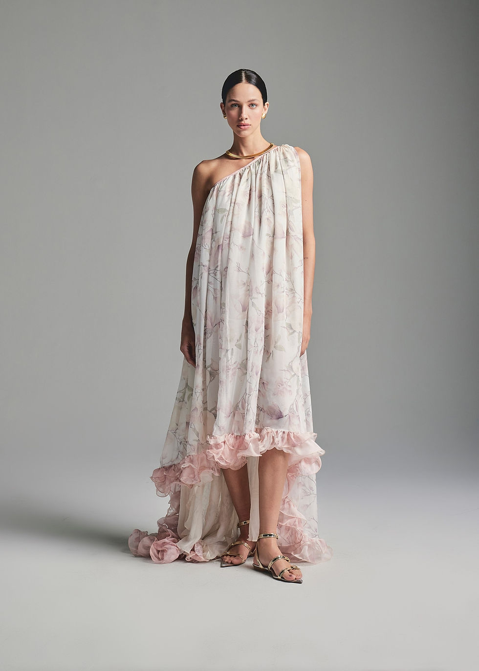 Miniatura: Vestido longo Selena estampa exclusiva LN Brand