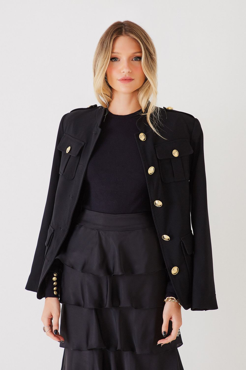 Jaqueta Monica preto Fabulous Agilita