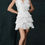 Miniatura: Vestido curto plissado Fatima Scofield off white 