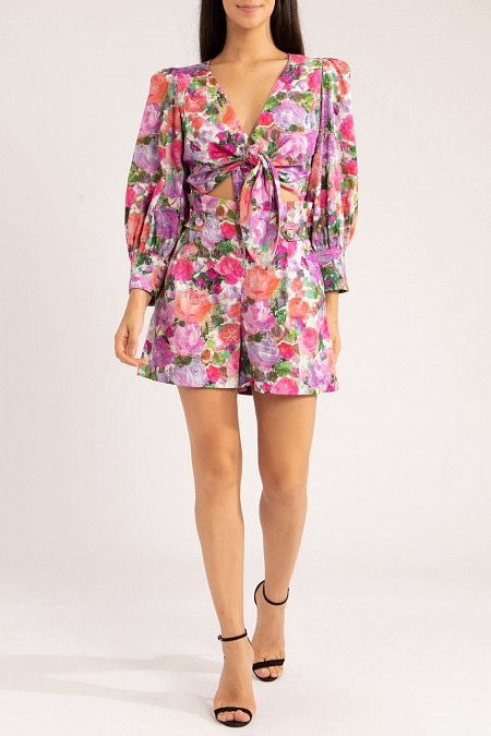 Thumbnail: Shorts clochard cotton flowers Patbo 