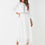Miniatura: Vestido midi Lilian bordado off white Fabulous Agilità