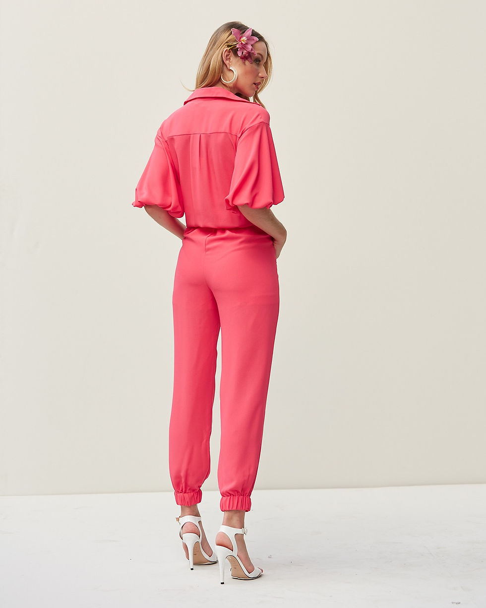 Thumbnail: Macacão decote com top rosa Sclub Skazi