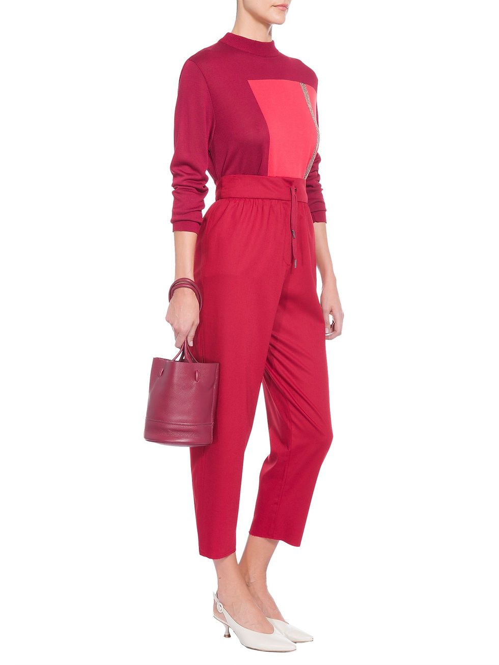 Miniatura: Blusa Animale Intársia Tricot - Vermelho bazar
