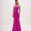 Thumbnail: Vestido longo sereia tomara que caia Arte Sacra rosa fúcsia
