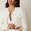 Miniatura: Jaqueta de tweed Amber off white Fabulous Agilita