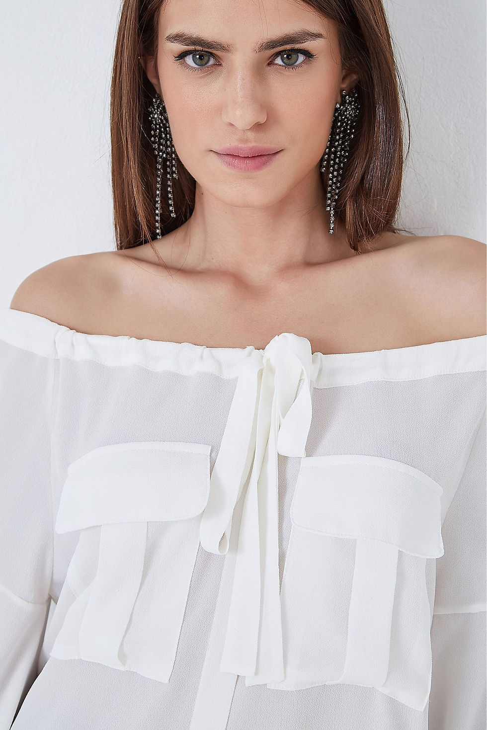 Miniatura: Blusa seda bolsos e vista - Animale