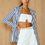 Miniatura: Blazer listras off white Agilita