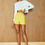 Miniatura: Twin set rayon listras lurex off white Agilita