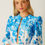 Miniatura: Vestido midi Francisca blue flower Fabulous Agilita