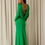 Miniatura: Vestido longo Lu manga longa Fabulous Agilita verde