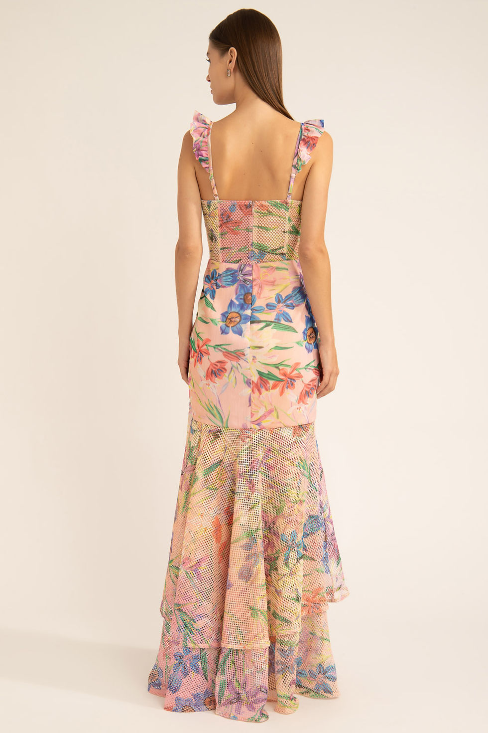 Miniatura: Vestido longo babados Anastacia PatBo