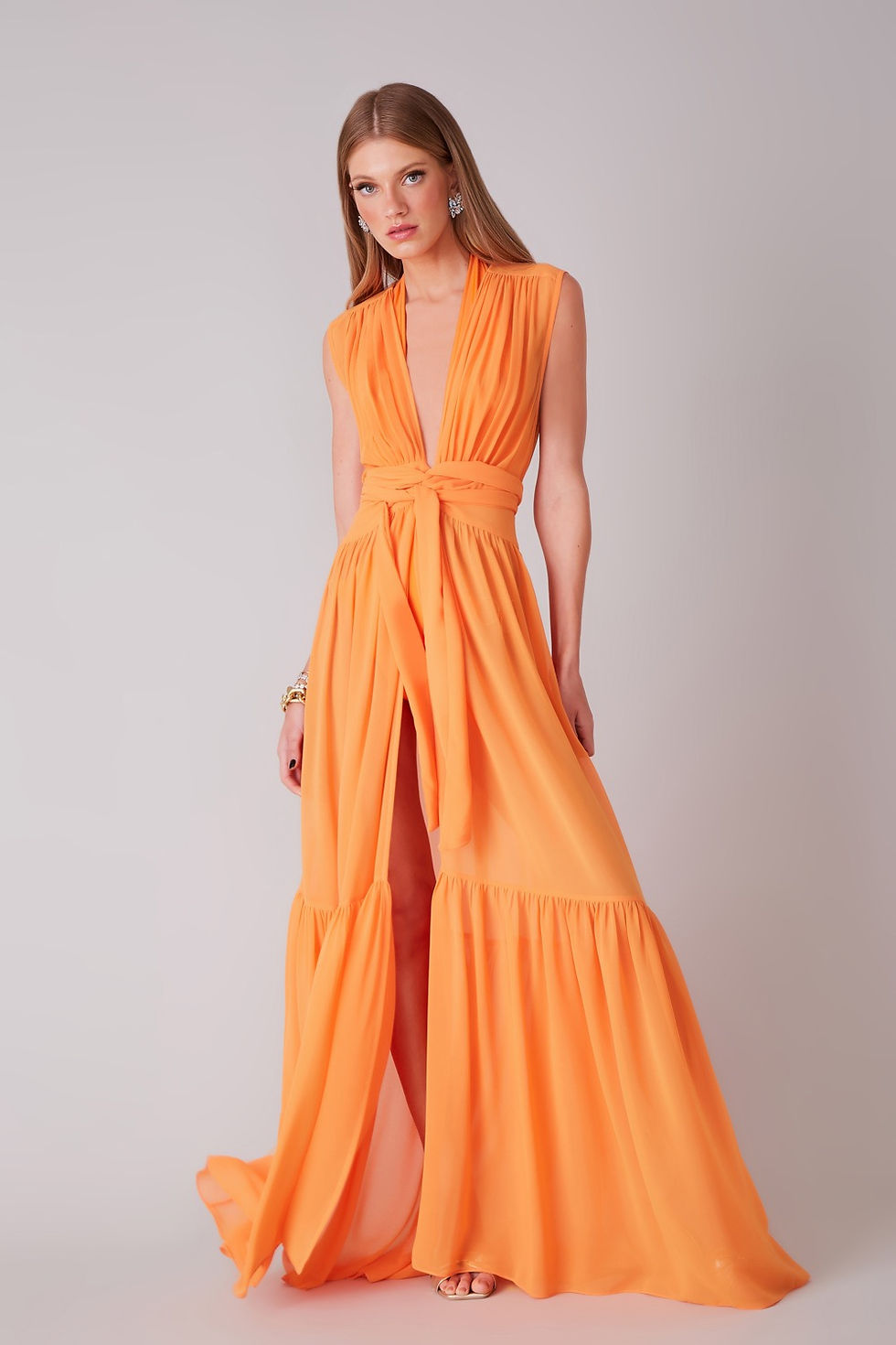 Saída de praia Bora Bora tangerina laranja Fabulous Al Mare