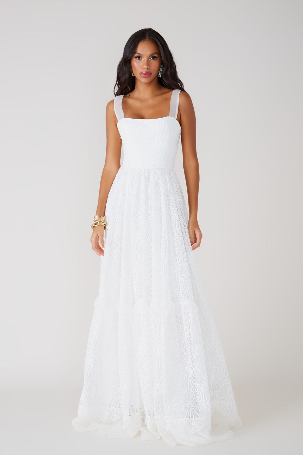 Vestido longo Olga branco Fabulous Agilita