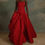 Miniatura: Vestido longo flor Valentino vermelho Fatima Scofield