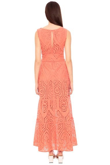 Miniatura: Vestido longo lesie coral Amíssima