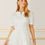 Miniatura: Vestido curto Gianne off white Fabulous Agilita