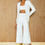 Miniatura: Blazer bolsos recortes off white Agilita