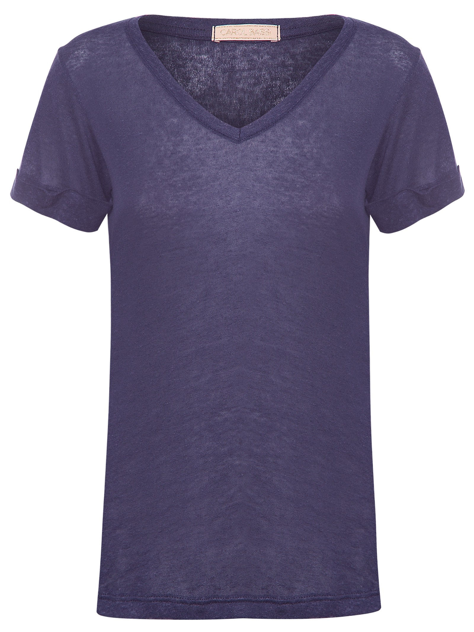 Blusa Riverside Carol Bassi azul marinho