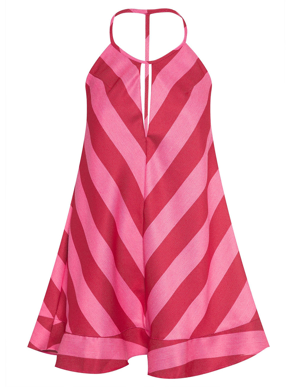 Vestido Fio Tinto Listras Animale