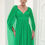 Miniatura: Vestido longo fluido verde Fatima Scofield