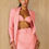 Miniatura: Blazer recorte costas rosa monaco Agilita