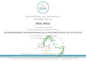 certificat de formation