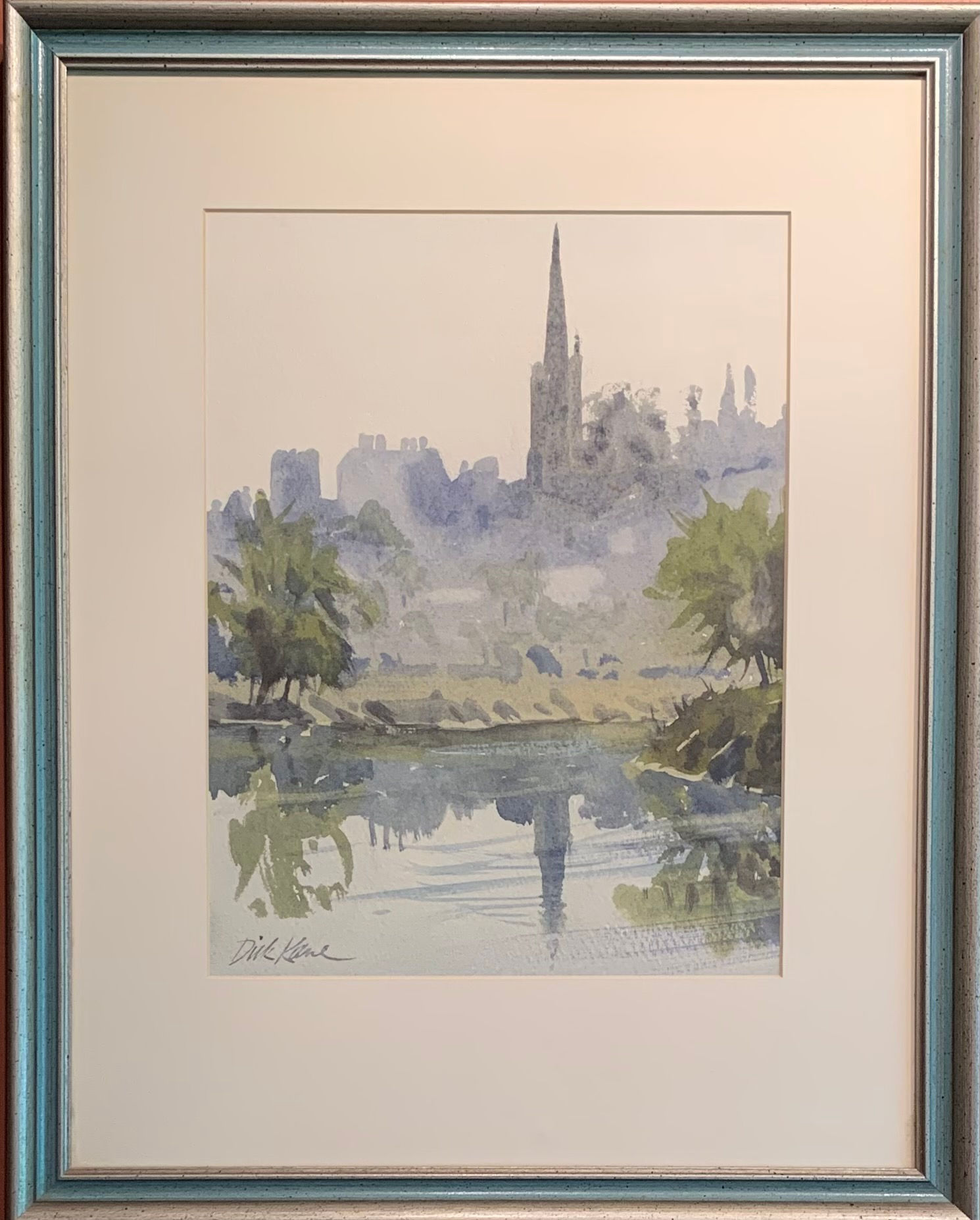 Along the Wye I, England  16 x 20