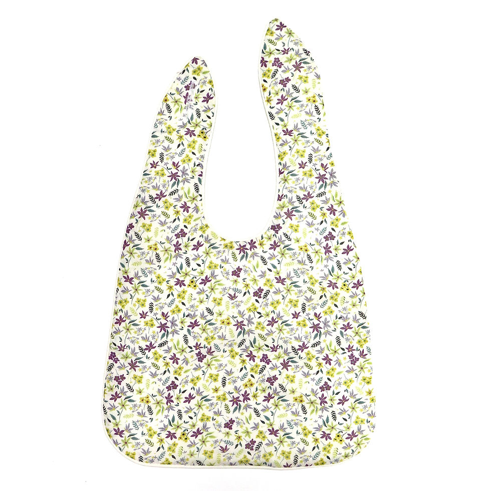 Thumbnail: Duo BLANKET + BIB Flower Yellow