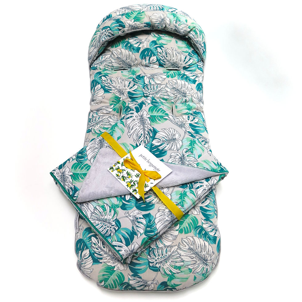 Miniature : Duo MATELAS CONFORT + COUVERTURE Tropical Gris