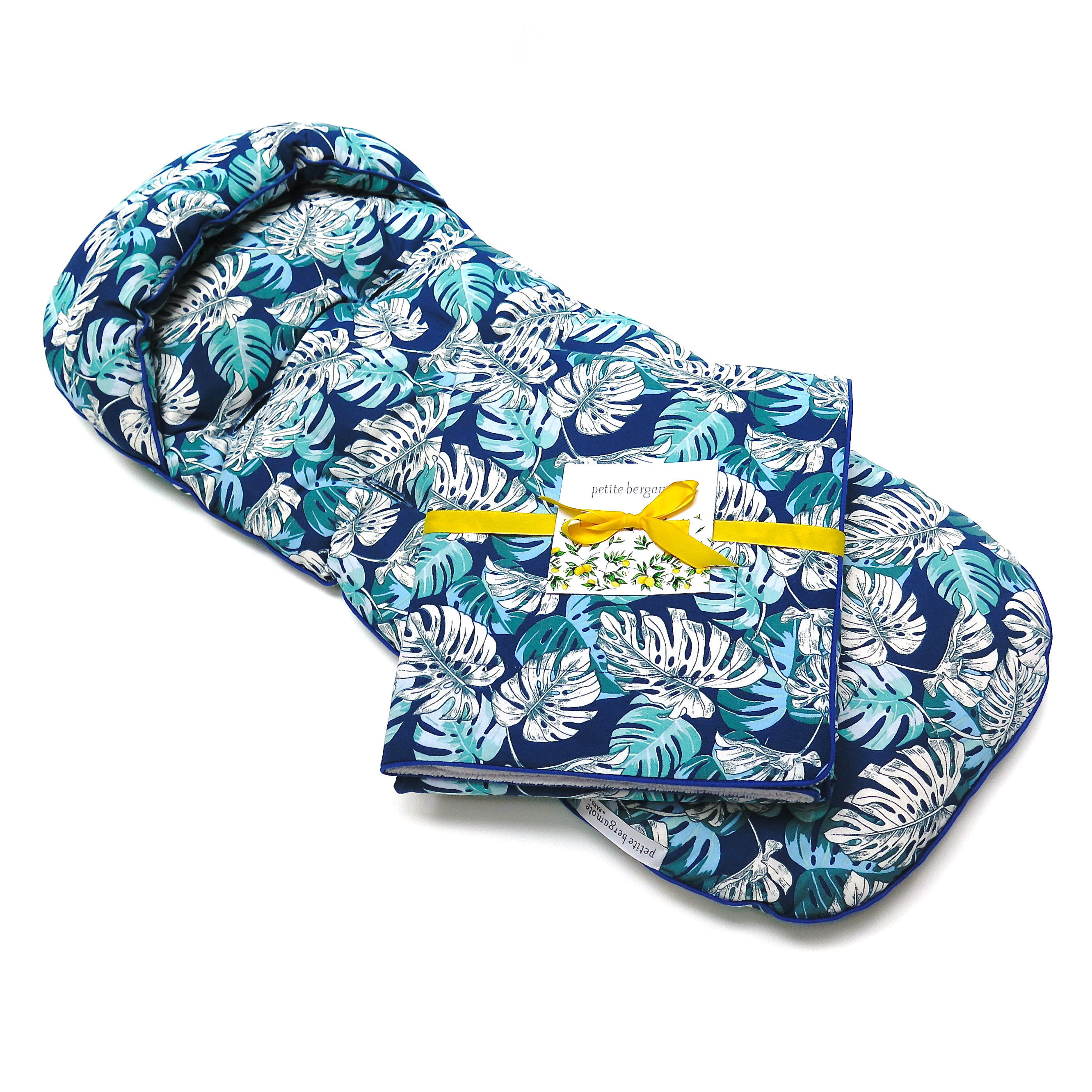 Duo MATELAS CONFORT + COUVERTURE Tropical Bleu