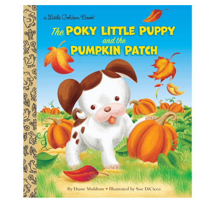 The Poky Little Puppy and the pumpkin patch
