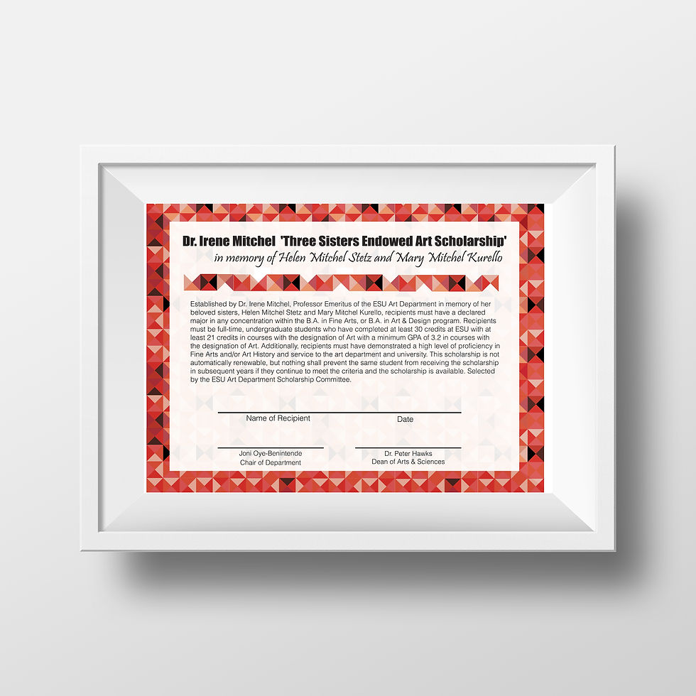 Three Sisters Scholarship