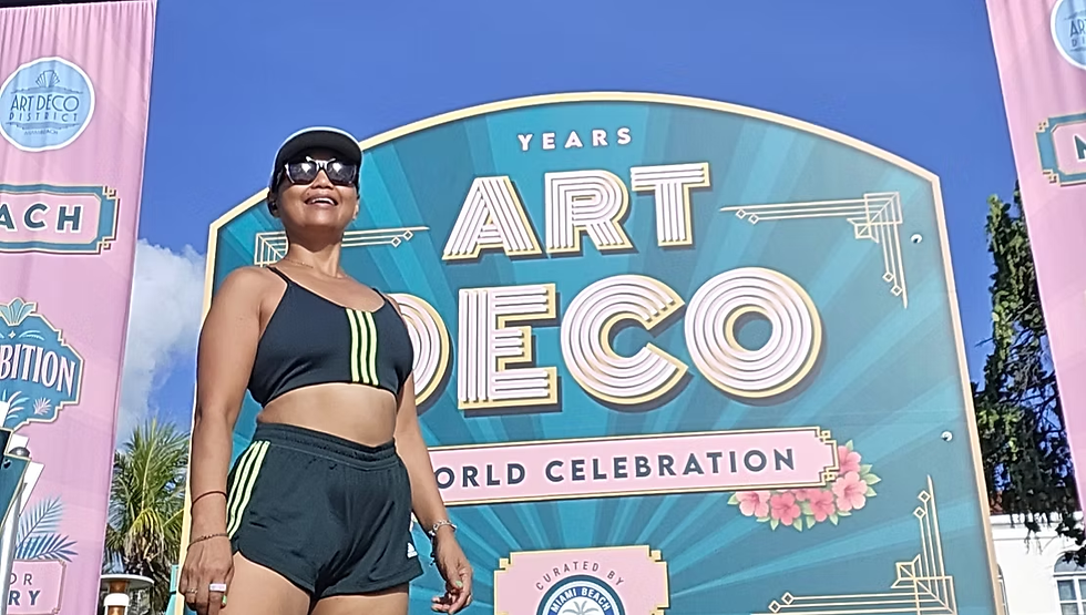 Celebrating the legacy of Art Deco during a vibrant world celebration backdrop.