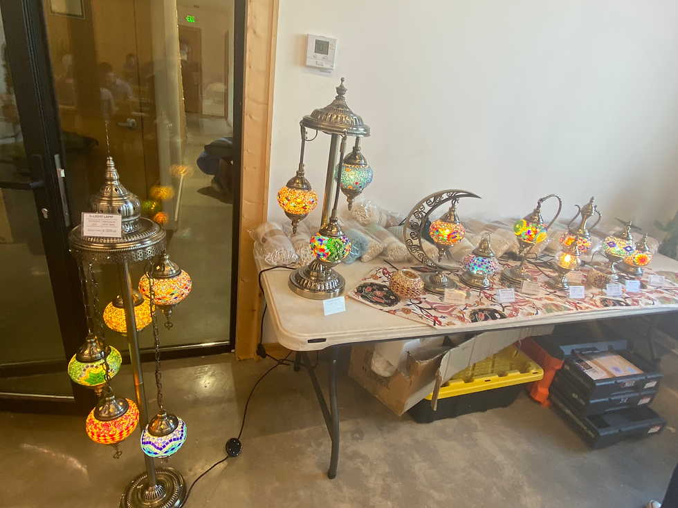 Mosaic Lamp making classes