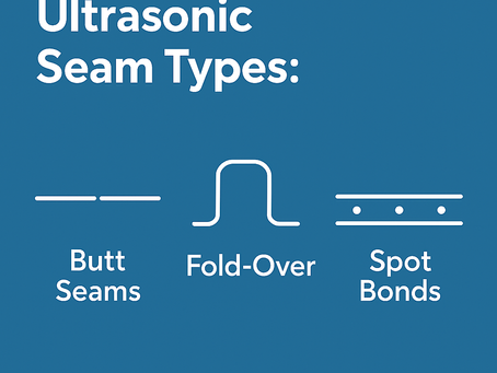 Ultrasonic Seam Types: Butt Seams, Fold‑Over, Spot Bonds