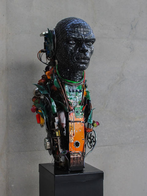 E-waste Sculpture by Ozuma Patrick