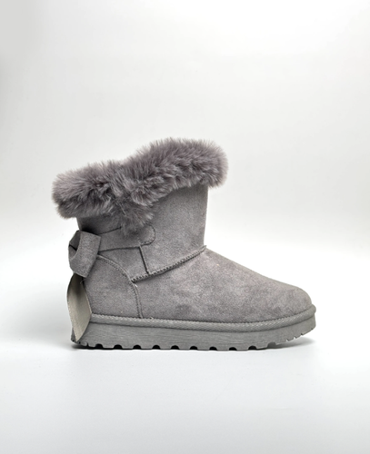 Cushionaire Shoes Litfun Women's Fur-Lined Suede Ankle Boots