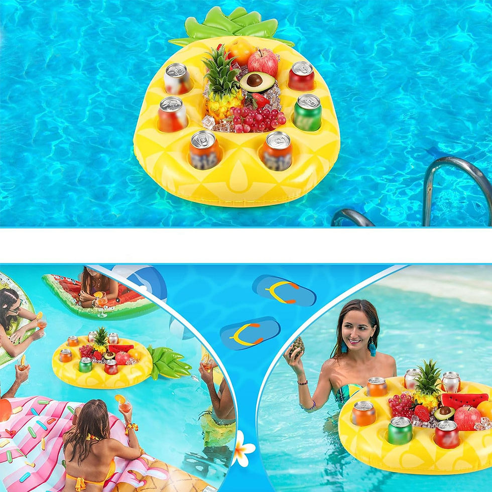 Fruits Shape Drinks & Foods Inflatable Floating Tray