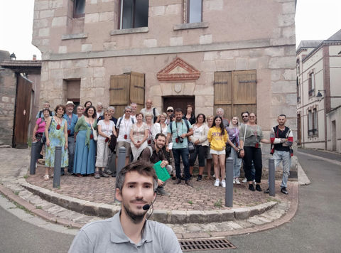 Groupe de la visite guidée d'Épernon du dimanche 14 août 2022