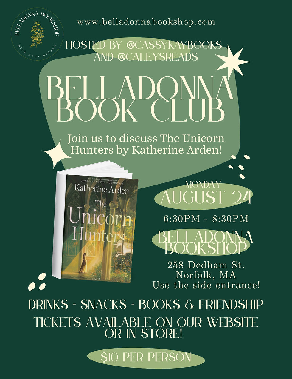 Book Club: This Unicorn Hunters by Katherine Arden