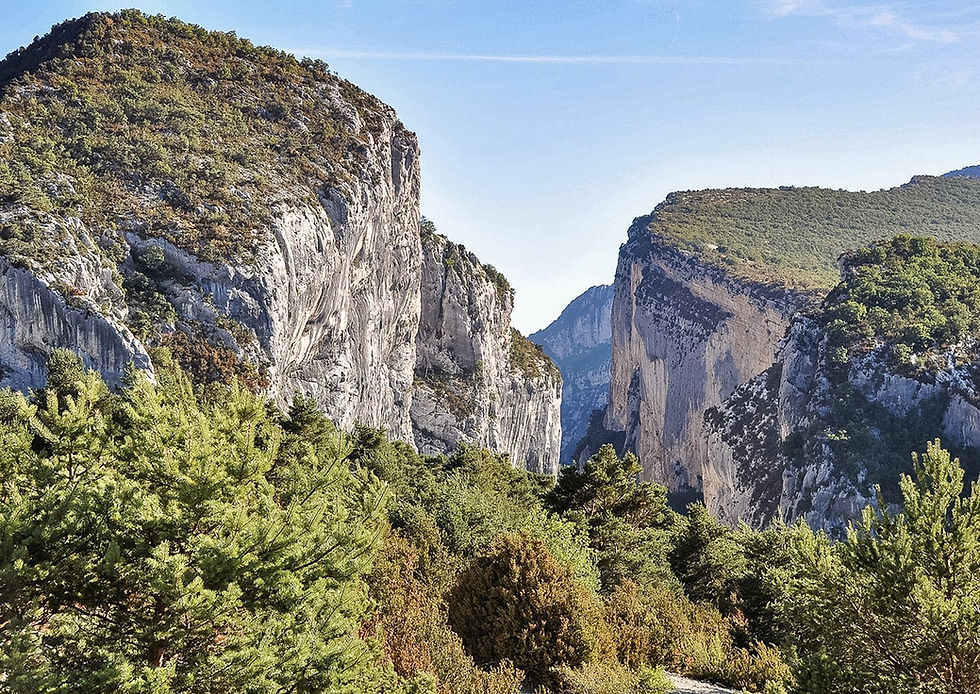 Les gorges du Verdon avec Thibaud