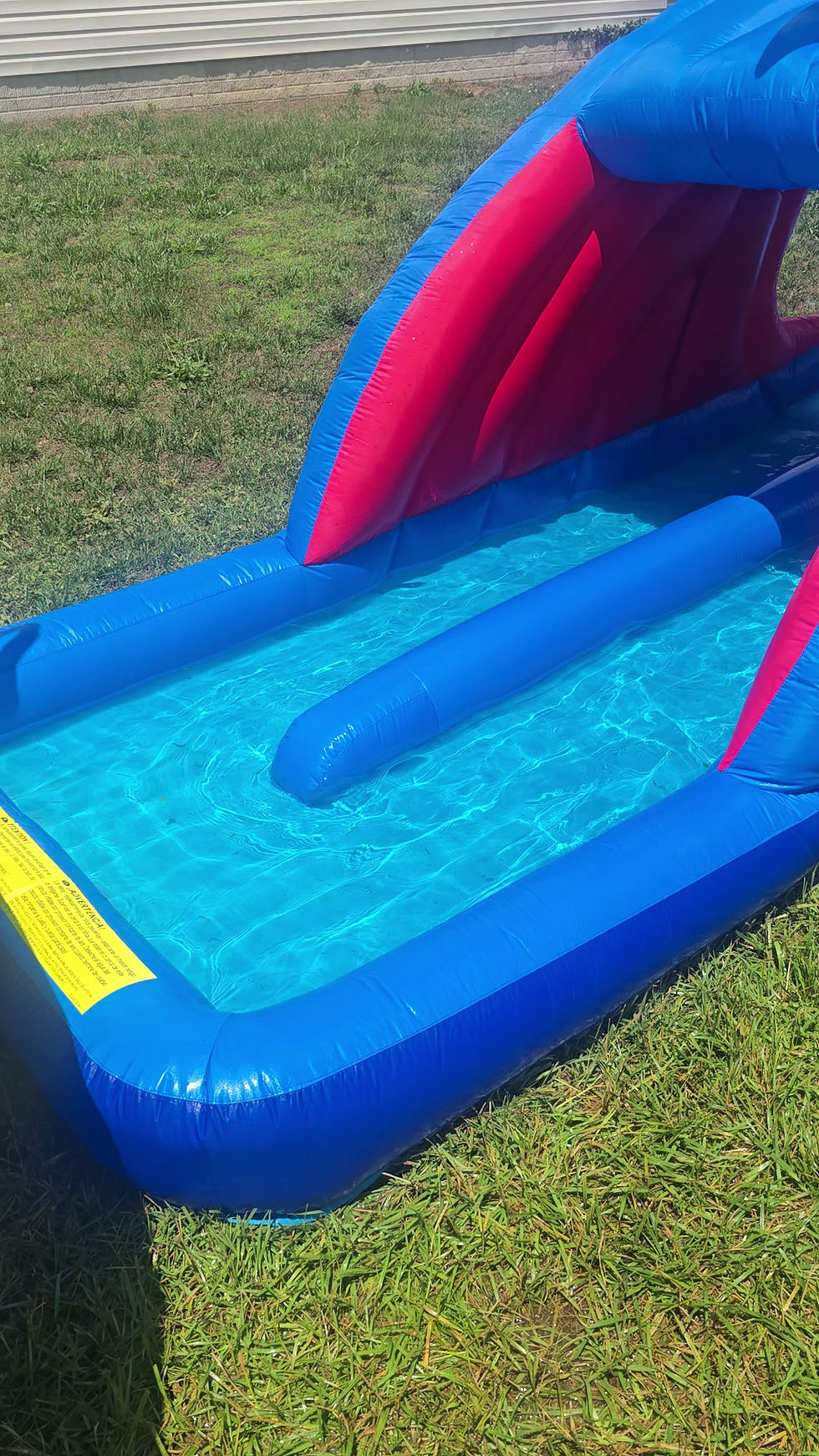 Thumbnail: Happy Hop Shark Attack Double Slide Inflatable Water Slide